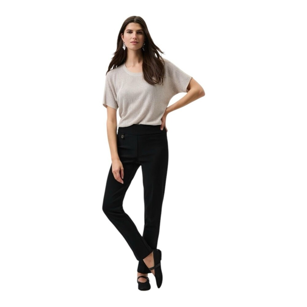 Joseph Ribkoff Black Straight Leg Pants